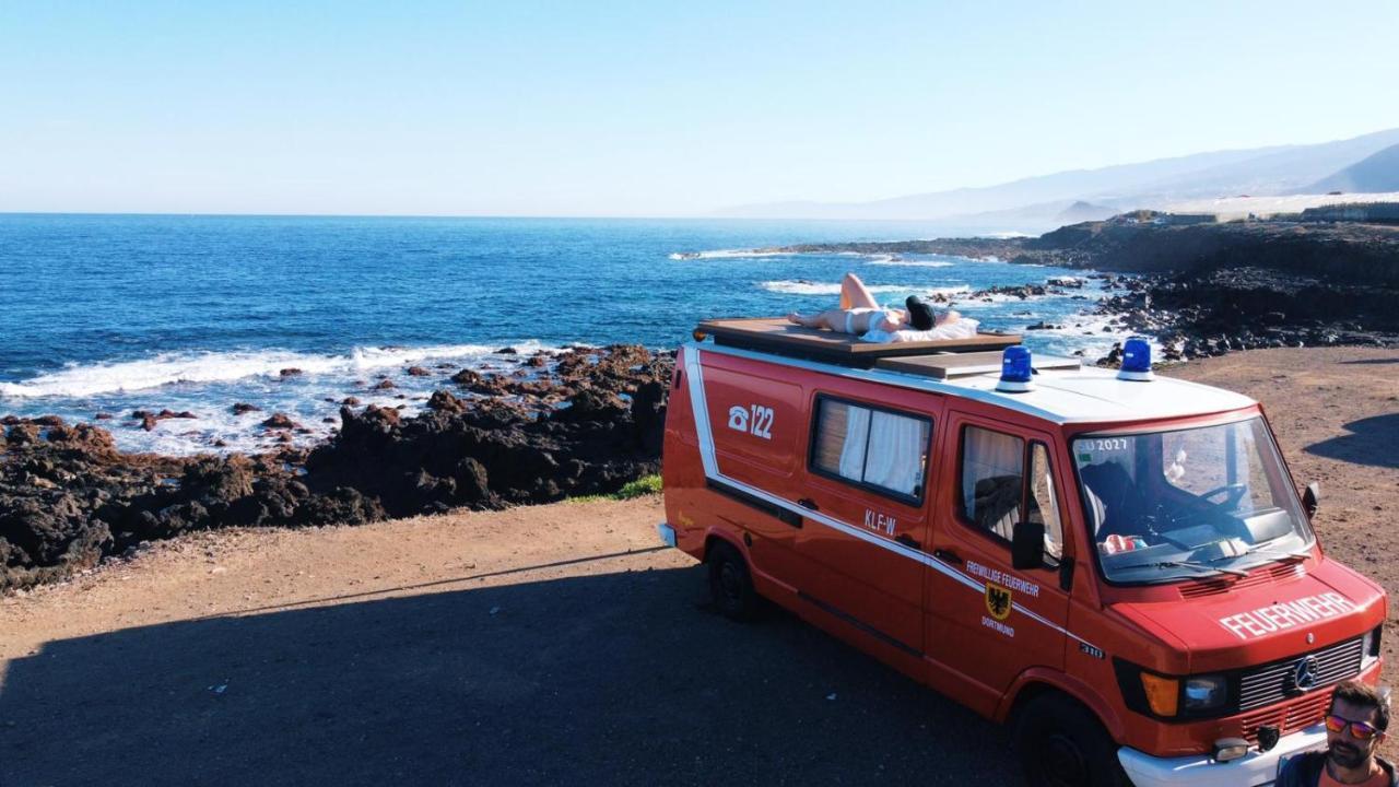 Conny, A Mercedes Firefighter Camper Campsite *