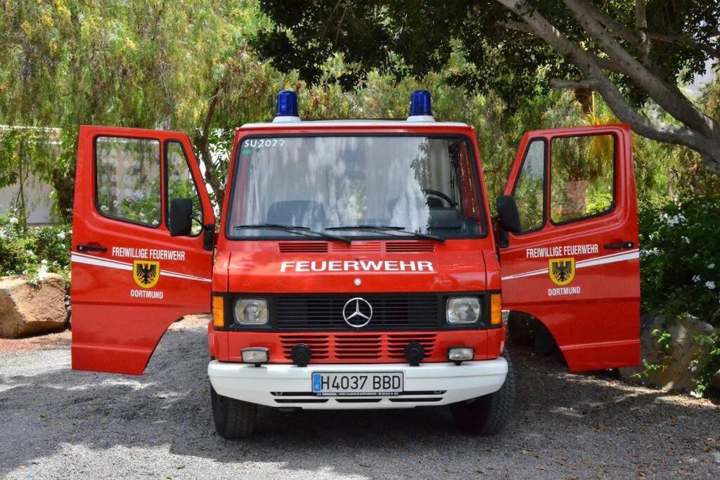 Conny, A Mercedes Firefighter Camper Campsite