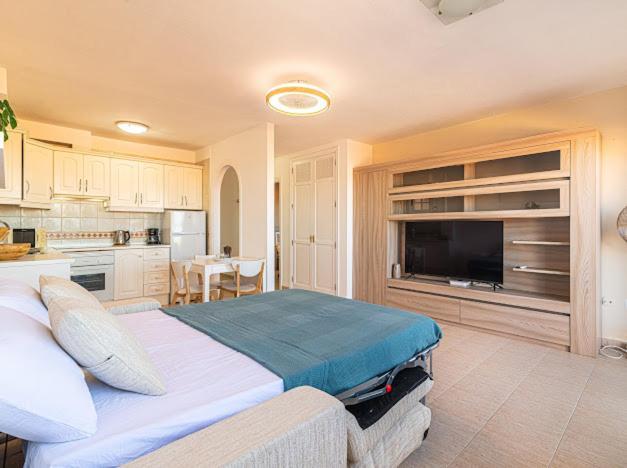 Bright With Sea And Montain View At Cristianos Apartment
